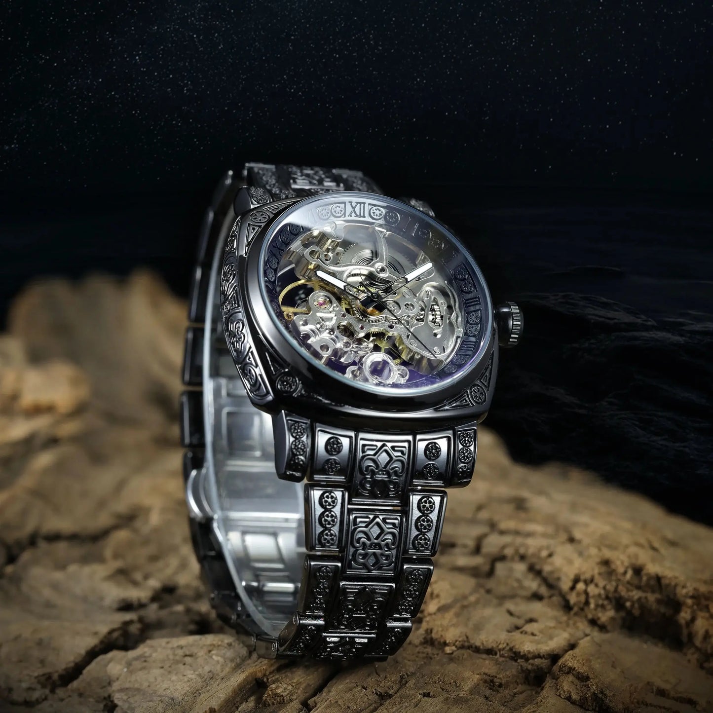 Elegante Retro-Uhr für Männer