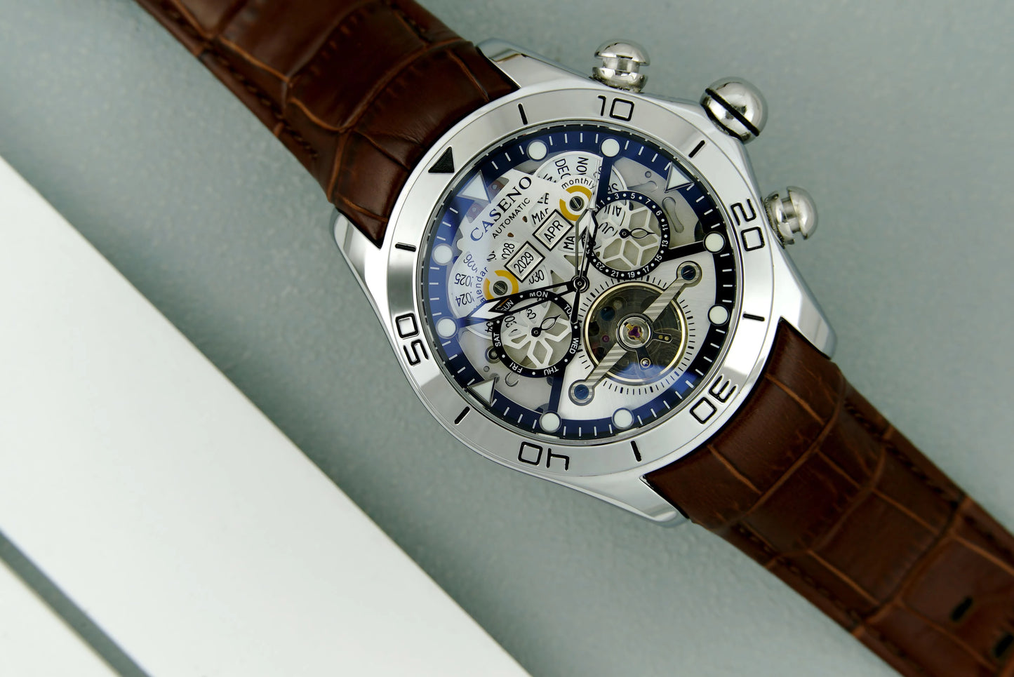 Elegante Herren-Tourbillon-Uhr