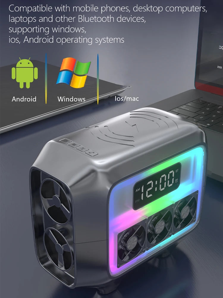 Bunter Wecker Bluetooth Lautsprecher