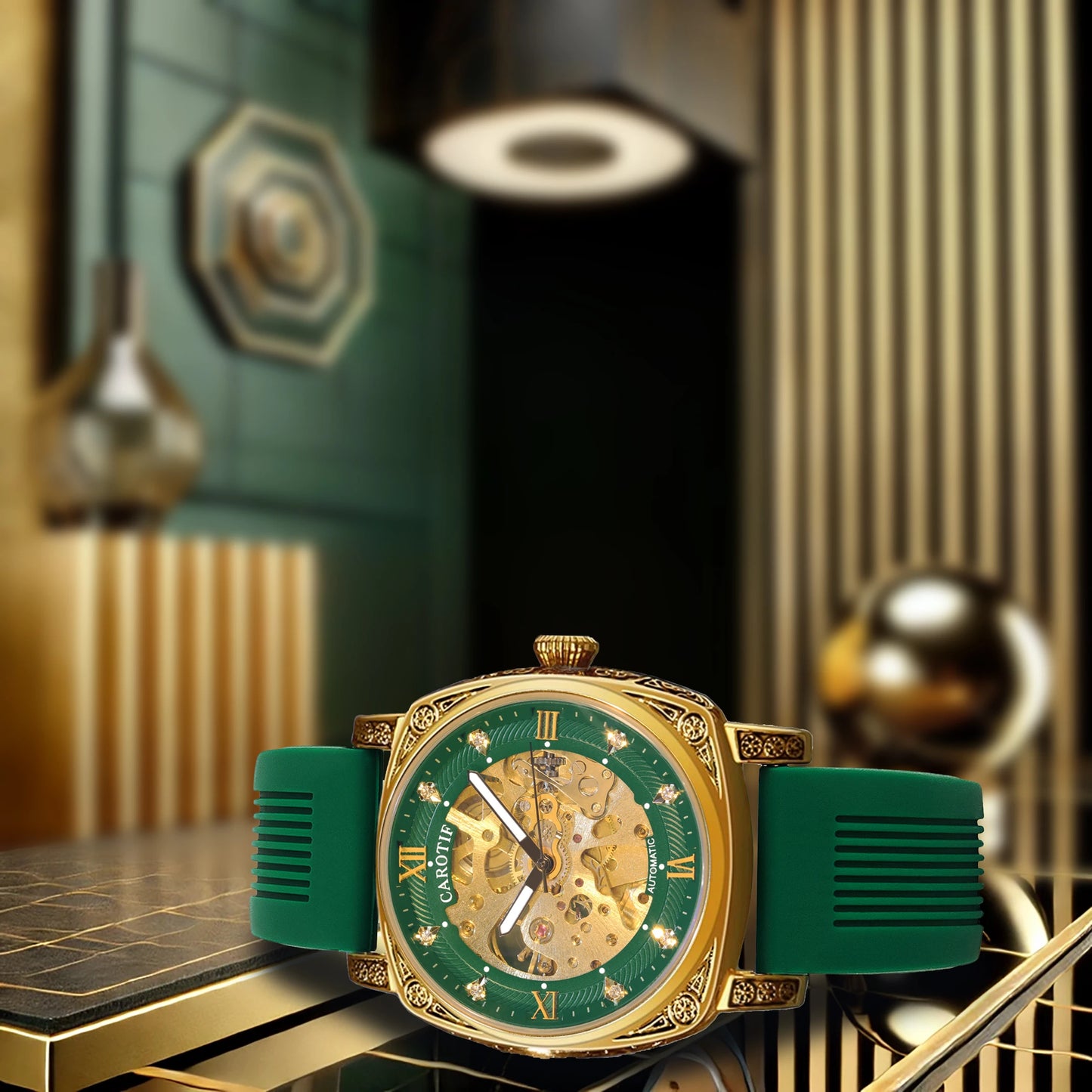 Elegante Nachtleuchtende Uhr