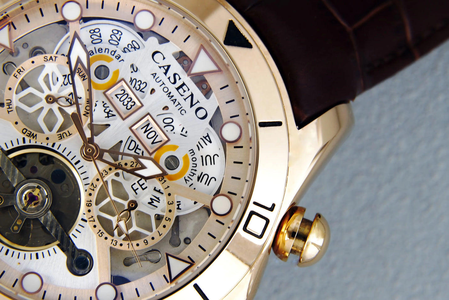 Elegante Herren-Tourbillon-Uhr