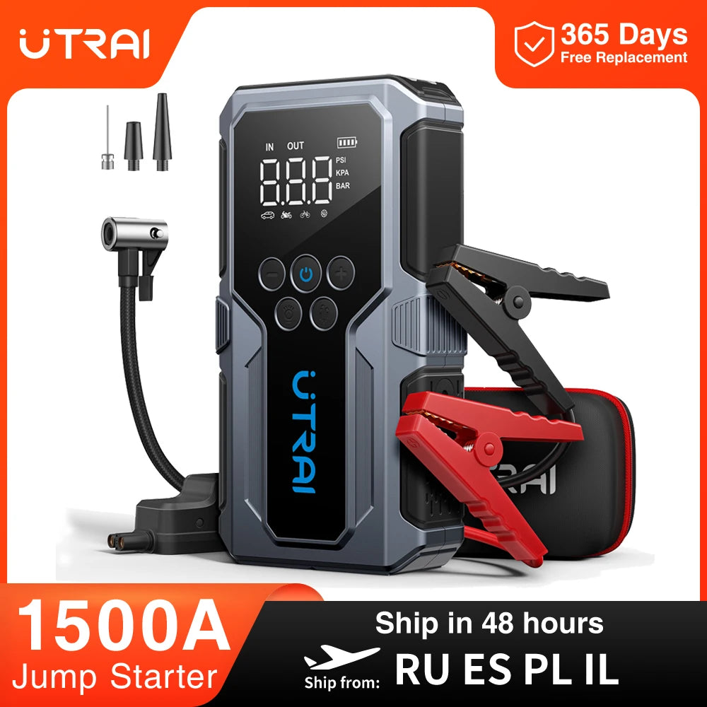 Kraftvoller Autostarter & Powerbank