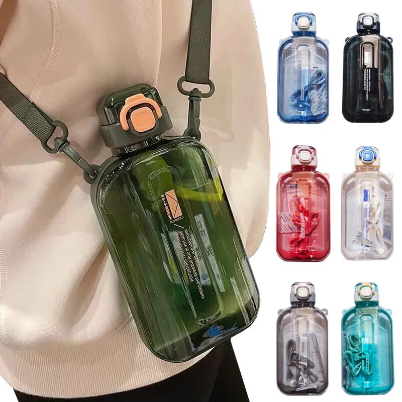 Schlanke Trinkflasche für unterwegs