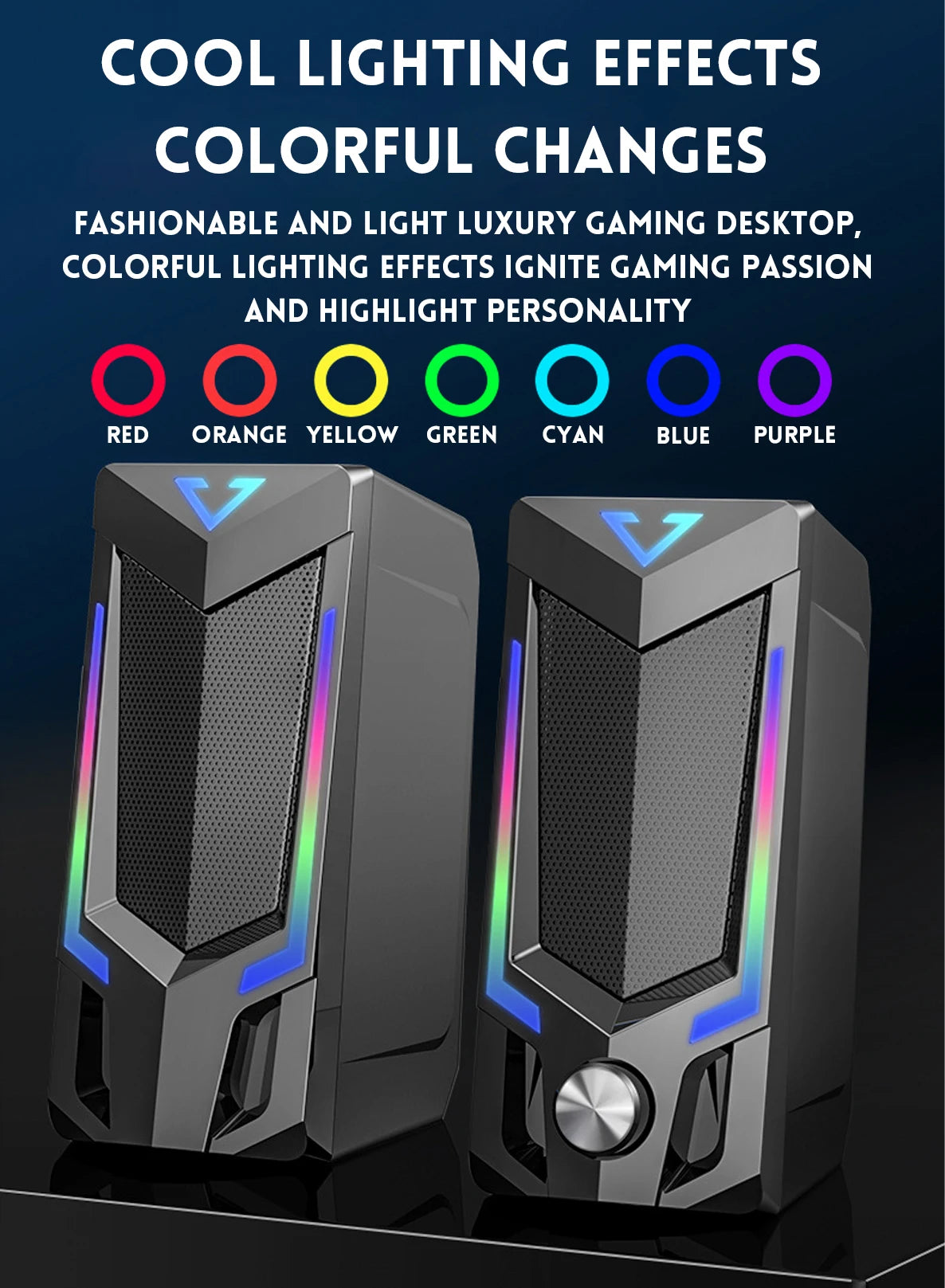 Kraftvolle RGB Soundbox