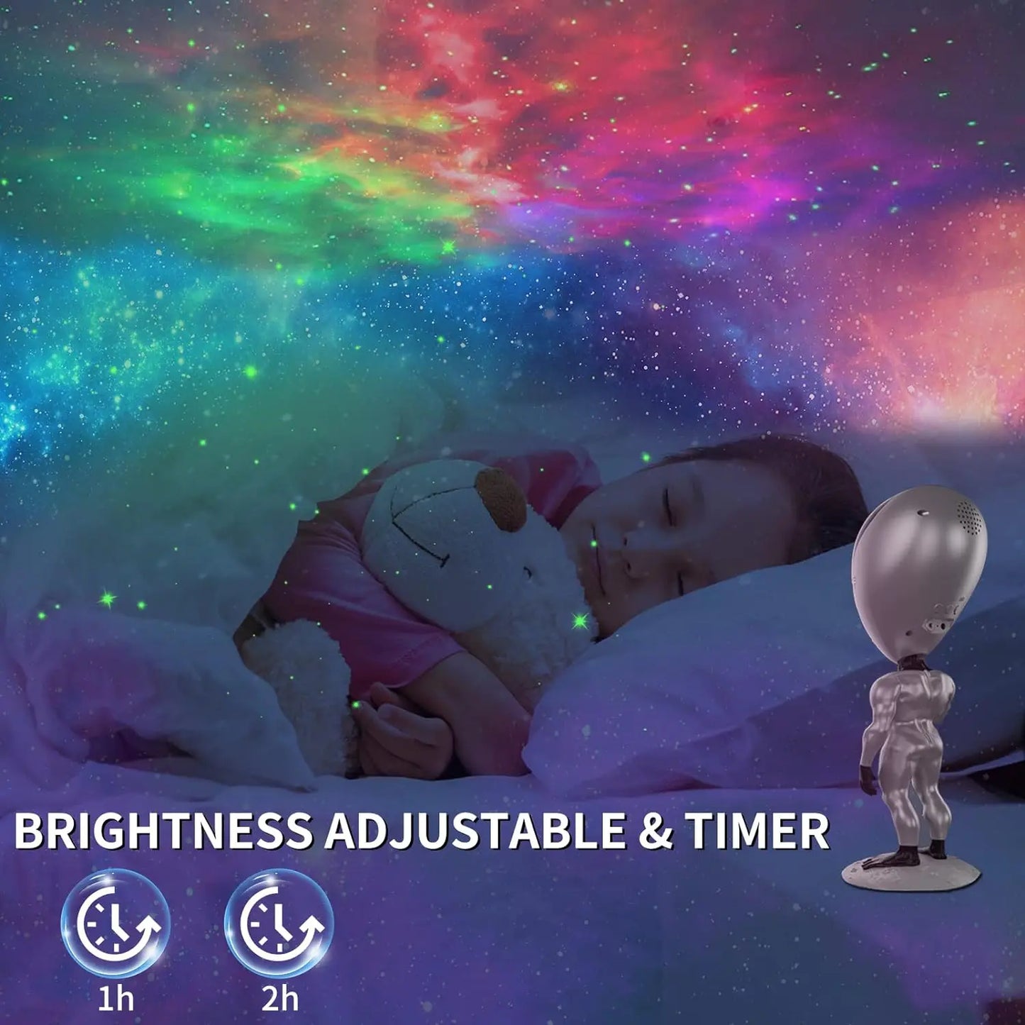 Galaktische Sternenlampe für Zuhause