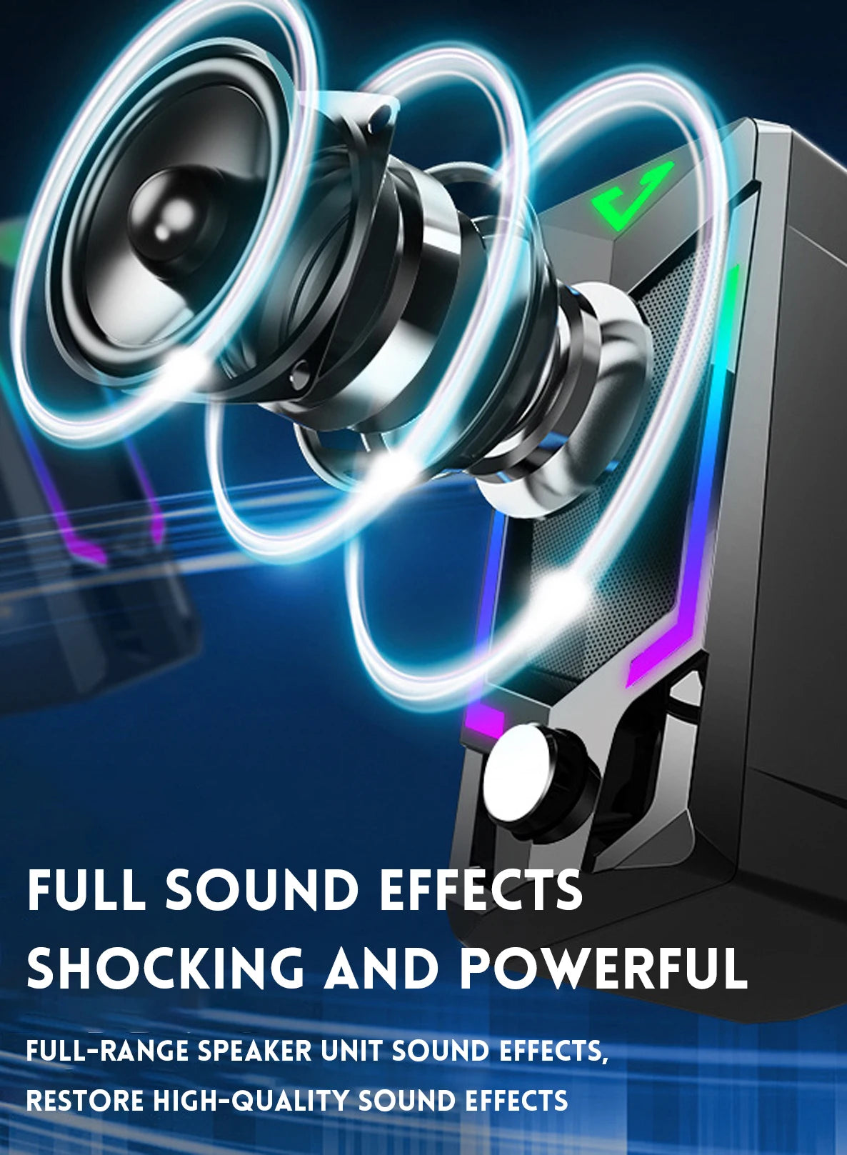 Kraftvolle RGB Soundbox