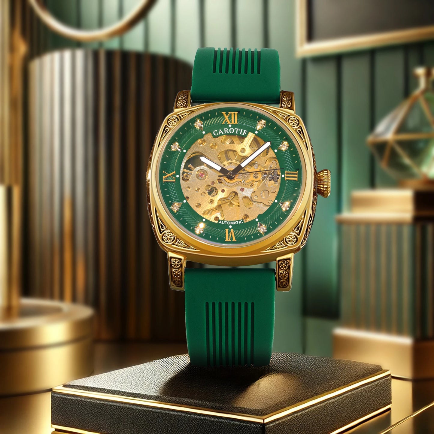 Elegante Nachtleuchtende Uhr