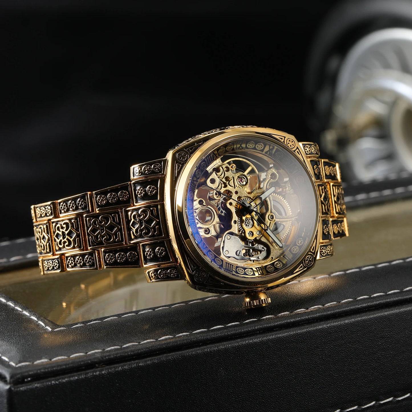 Elegante Retro-Uhr für Männer
