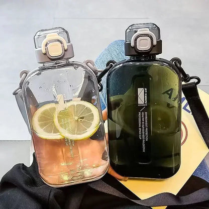 Schlanke Trinkflasche für unterwegs