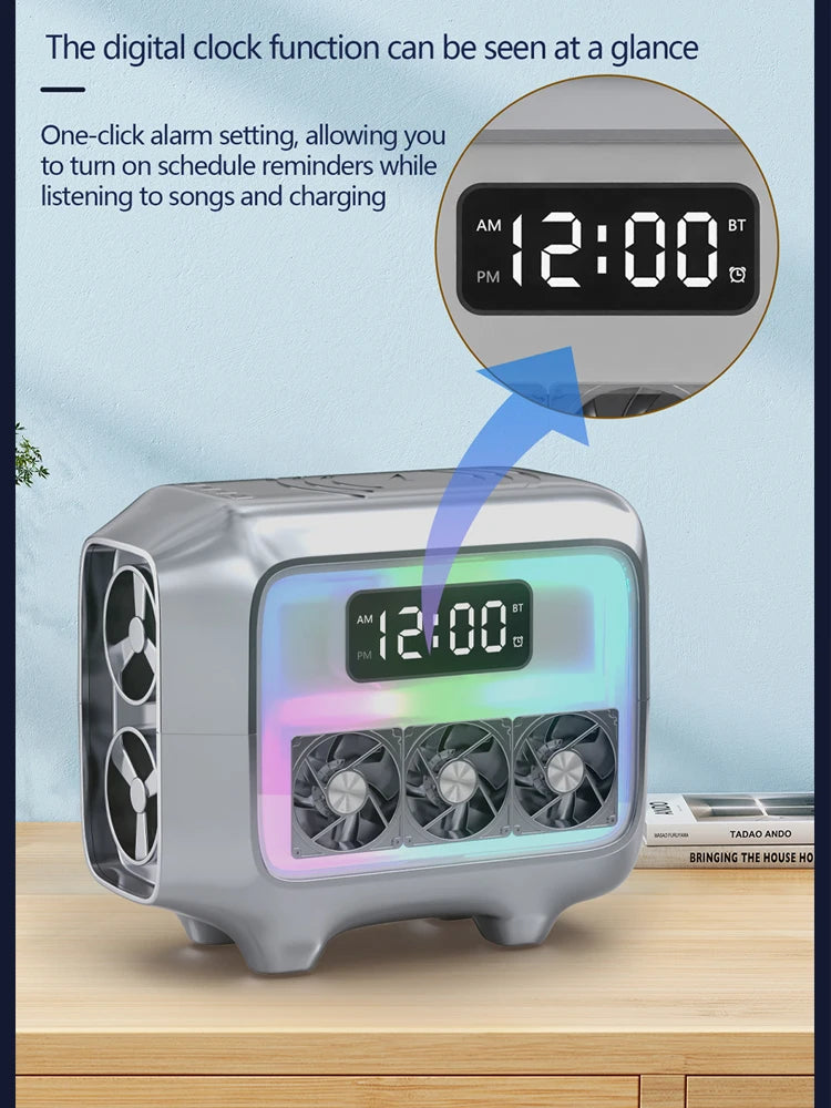 Bunter Wecker Bluetooth Lautsprecher