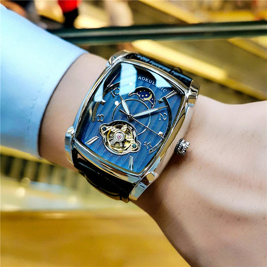 Elegante Mondphasen Damen Uhr